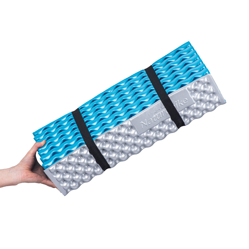 Naturehike zosilnená penová karimatka skladacia 530g - modrá